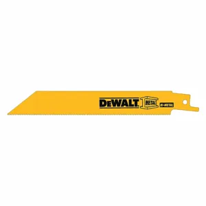 DEWALT DW4811B Straight Recip Saw Blade, 6 Inch Size, 18TPI, PK 100 | CP2HMQ 131V49