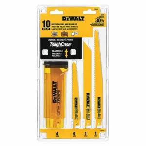 DEWALT DW4898 Wood/Metal Cutting Set, Inch Size Case, 10Pc | CR2ZRC 131V63