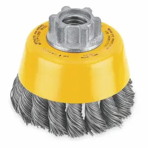 DEWALT DW4910 Cup Brush, 3 Inch Brush Dia, 5/8 Inch -11 Arbor Hole Size, No Shank Abrasive Shank Size | CP3PML 592U79