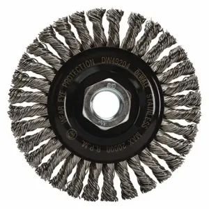 DEWALT DW49204 Wire Wheel, Stainless Steel, 4 Inchx5/8 Inch-11 | CR2ZVD 135D79