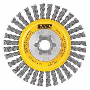 DEWALT DW4925B Wire Wheel, Carbon Steel, 4 Inchx5/8 Inch-11, PK 6 | CR2ZVB 135D76