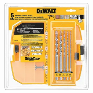 DEWALT DW5205 3-Flat Shank Drill Bit Set, 5/32 in 3/16 in 1/4 in 5/16 in 3/8 Inch Drill Bit Size | CR2ZRT 136K66