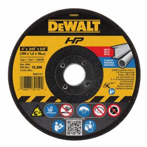 DEWALT DW8061 Abrasive Cut-Off Wheel, 4 Inch Abrasive Wheel Dia Oxide, Type 1 | CP3NQF 6HD43