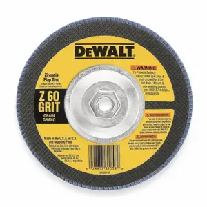 DEWALT DW8329 Arbor Mount Flap Disc, 5/8 Inch-11, Zirconia Alumina, 5/8 Inch-11 Connection Size & Type | CP3PWE 6HD66