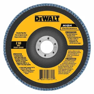 DEWALT DW8352 Flap Disc Diameter 4.5 Inch Ah 7/8 Inch 60 Grit | AA4YJB 13J211