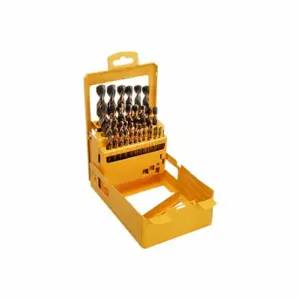 DEWALT DWA1189 Jobber Length Drill Set, 1/16 Inch Smallest Drill Bit Size | CP3PUF 53DR59