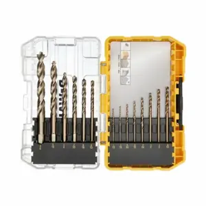 DEWALT DWA1240 Jobber Length Drill Set, 1/16 Inch Smallest Drill Bit Size | CP3PUB 45CZ01