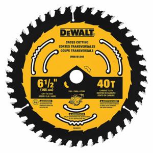 DEWALT DWA161240 Circular Saw Blade, 6 1/2 Inch Blade Dia, 40 Teeth, 0.065 Inch Cut Width | CP3PFC 55EF20
