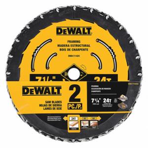DEWALT DWA1714242 Circular Saw Blade, 7 1/4 Inch Blade Dia, 24 Teeth, 0.065 Inch Cut Width | CP3PGE 55EF22