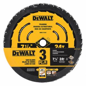 DEWALT DWA1714243 Circular Saw Blade, 7 1/4 Inch Blade Dia, 24 Teeth, 0.065 Inch Cut Width | CP3PGA 55EF23