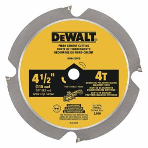 DEWALT DWA412PCD Circular Saw Blade, 4 1/2 Inch Blade Dia, 4 Teeth, 4.5 Inch Cut Width | CP3PEZ 55KH81