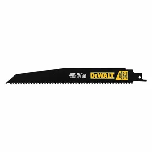 DEWALT DWA4169 Reciprocating Saw Blade, 6 Teeth Per Inch, 1 Inch Height, 5 PK | CP3QPQ 20UN41