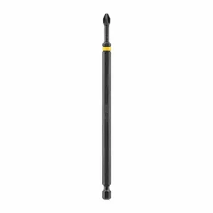 DEWALT DWA6PH1IRB Power Bit, #1 Fastening Tool Tip Size, 6 Inch Overall Bit Length, 1/4 Inch Hex Shank Size | CP3QWG 20GY06