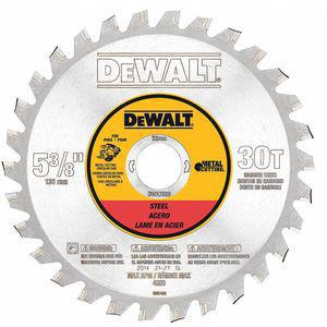 DEWALT DWA7538 5-3/8 Zoll Hartmetall-Metallschneidkreissägeblatt, Anzahl der Zähne 30 | CD2KQU 30HJ67
