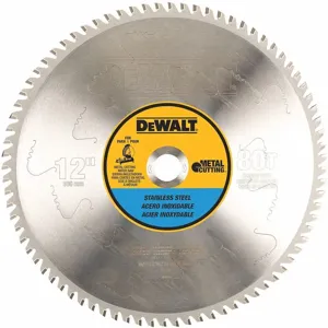 DEWALT DWA7739 Circular Saw Blade, 12 Inch Size, Stainless Steel, Number of Teeth 80 | CD3UKR 30HJ71