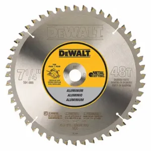 DEWALT DWA7761 Circular Saw Blade, 7 1/4 Inch Blade Dia, 48 Teeth, 0.083 Inch Cut Width | CP3PFK 30HJ80