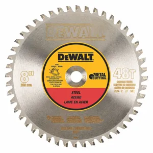 DEWALT DWA7840 Circular Saw Blade, Carbide Metal, 48 Teeth, 8 Dia. | AX3MTB 30HJ88