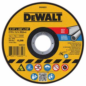 DEWALT DWA8051 Abrasive Cut-Off Wheel | CR2ZQP 120W81