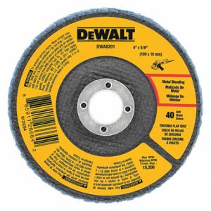 DEWALT DWA8201 Zirconia Flap Disc, T29, 40Grit, 4 Inchx5/8 Inch | CR2ZRV 120W34
