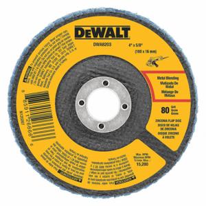 DEWALT DWA8203 Zirconia Flap Disc, T29, 80Grit, 4 Inchx5/8 Inch | CR2ZRY 120W36