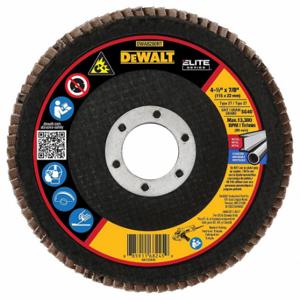 DEWALT DWA8280RT Flap Disc, Type 27, 4 1/2 Inch x 5/8 11, Ceramic, 40 Grit, Plastic Bk, High Density | CP3PXW 801TN3