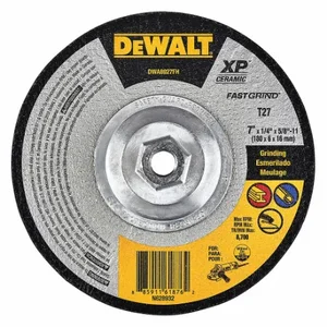 DEWALT DWA8927FH Abrasive Cut-Off Wheel, 7 Inch Abrasive Wheel Dia, Ceramic, Type 27 | CP3NRD 493Z95