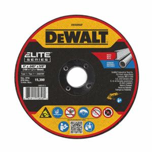 DEWALT DWA8950F Abrasive Wheel, 4 Inch Abrasive Wheel Dia, Zirconia Alumina, Type 1, 5/8 Inch Size | CP3RGC 787UD2