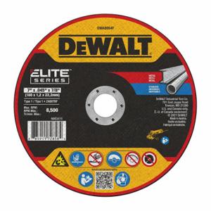 DEWALT DWA8954F Abrasive Wheel, 7 Inch Abrasive Wheel Dia, Zirconia Alumina, Type 1, 7/8 Inch Size | CP3RGE 787UD3
