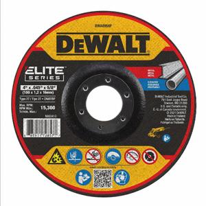 DEWALT DWA8956F Schleifscheibe, 4 Zoll Schleifscheibendurchmesser, Zirkonoxid-Aluminiumoxid, 5/8 Zoll Dornlochgröße | CN2QQE DW8856 / 6TND0
