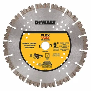 DEWALT DWAFV8900 Diamond Saw Blade, 9 Inch Blade Dia, 7/8 Inch Arbor Size, Dry Better | CP3PQJ 492R18