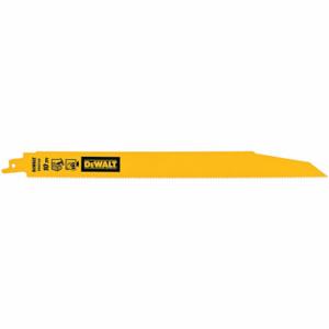 DEWALT DWAR160 Reciprocating Saw Blades, 10 Teeth Per Inch, 12 Inch Blade Length, 31/500 Inch Height | CP2HMR 61KP93