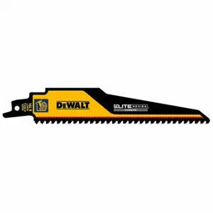 DEWALT DWAR656CT-1 Reciprocating Saw Blade, 6 Teeth Per Inch, 6 Inch Blade Length, 1 Inch Height | CP3QPW 797F28