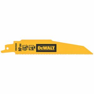 DEWALT DWAR660 Säbelsägeblätter, 10 Zähne pro Zoll, 6 Zoll Blattlänge, 31/500 Zoll Höhe | CP2HMU 61KP88