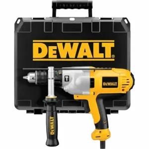 DEWALT DWD525K Hammer Drill Kit, Corded, 1/2 Inch Chuck, 27/16 Inch Concrete Capa, 3500 RPM | CP3PJY 3GRF6