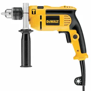 DEWALT DWE5010 Hammer Drill, Corded, 1/2 Inch Chuck, 3/8 Inch Concrete Capacity, 2800 RPM, 7 A Current | CP3PKD 21RY66