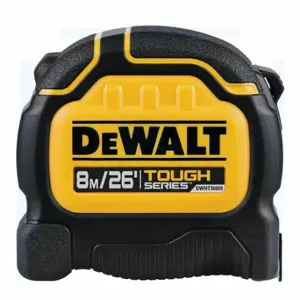 DEWALT DWHT36926S Tape Measure, 26 ft Blade Length, 1 1/4 Inch Blade Width, in/ft, Closed, Steel | CP3RBT 787PH1