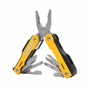 DEWALT DWHT71843 Multi-Tool, Multi-Tool Plier, 16 Tools, 16 Functions, Stainless Steel, Black, Yellow, Mt16 | CP3QKC 45J358