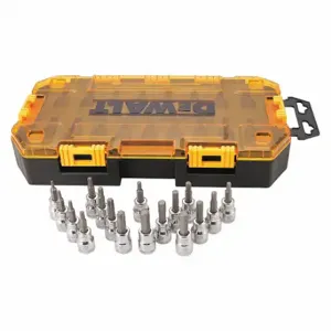 DEWALT DWMT73806 Tough Box, 3/8 Inch Size Drive Bit Socket Set | CP3QYH 50XM53