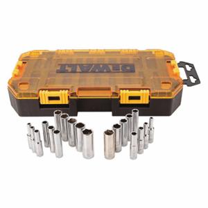 DEWALT DWMT73811 Tough Box, 1/4 Inch Size Drive Deep Socket Set | CP3QYK 50XM58