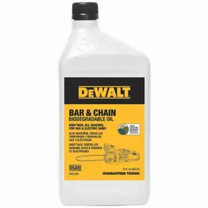 DEWALT DXCC1201 Chainsaw Lubricants, -20 Deg F to 500 Deg F, H2, 32 oz, Bottle, Amber, Liquid | CP3QHV 801WN3