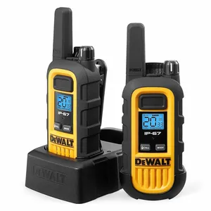 DEWALT DXFRS300 Handheld Portable Two Way Radio, FRS/GMRS, Analog, LCD | CF2BCD 55GZ35