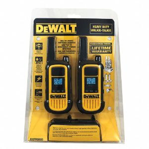 DEWALT DXFRS800 Handheld Portable Two Way Radio, FRS/GMRS, Analog, LCD | CF2BCC 55GZ36