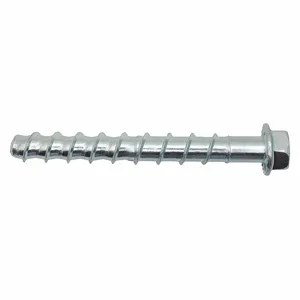 DEWALT PFM1411520 Hex Washer Anchor Screw, 1/2 Inch Dia., 8 Inch Length, Steel, 25PK | CD2HYM 411D52