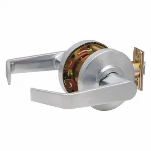 DEXTER C1000-PASS-R-626 Door Lever Lockset, Grade 1, Regular, Satin Chrome, Not Keyed | CP3RJN 54FF51