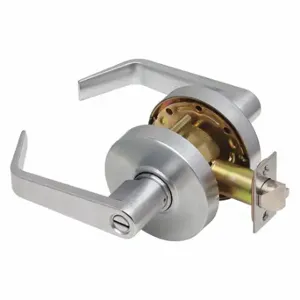 DEXTER C1000-PRIV-R-626 Door Lever Lockset, Grade 1, Regular, Satin Chrome, Different, Lever | CP3RJH 54FF55