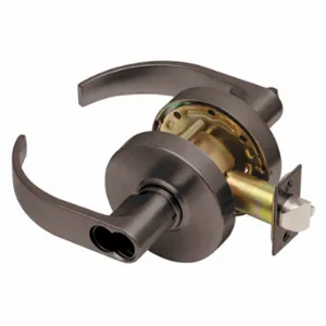 DEXTER C1000-CLRM-C-613-SFIC Door Lever Lockset, Grade 1, Curved, Dark Bronze, Different, Lever | CP3RHF 54FF25