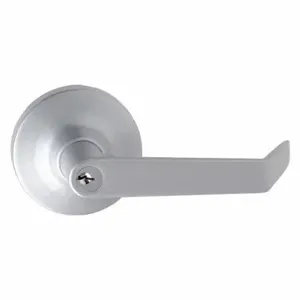 DEXTER ED2000T-NL-R-KDC-SP28 Lever Round Rose, Night Latch, 2, Aluminum Painted, 48 Inch Max. Door Width, Fire Rated | CP3RLK 54FG46