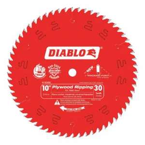 DIABLO D1030X Circular Saw Blade, 10 Inch Blade Dia, 30 Teeth, 0.098 Inch Cut Width | CP3RMT 56HR42