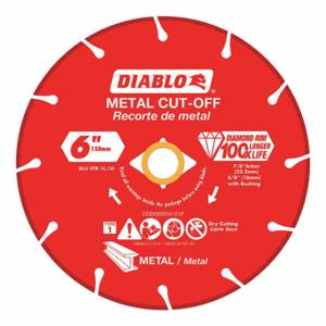 DIABLO DDD060DIA101F Diamond Saw Blade, 6 Inch Blade Dia, 5/8 In-7/8 Inch Arbor Size, Wet/Dry, Better | CP3RPA 415J83
