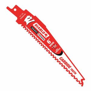 DIABLO DS0606CWS3 Reciprocating Saw Blade, 5/7 Teeth Per Inch, 6 Inch Blade Length, 1 Inch Height | CP3RQW 49XZ73